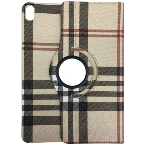 iPad Mini 6 Portfolio Case Line Checker Light